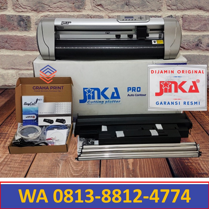 Mesin Cuting Sticker JINKA 722 PRO Potong Otomatis Auto Contour Cut