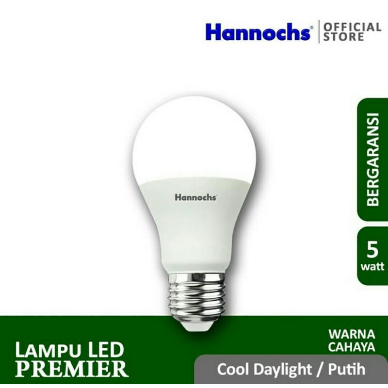 Lampu Led Hannochs 5 w/5 Watt Premier Bolam