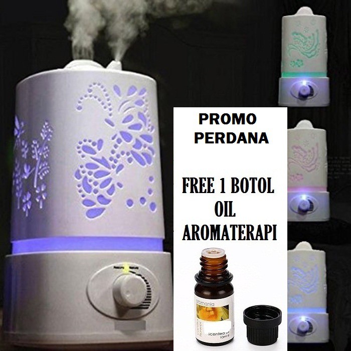 Carved Design Air Humidifier Large Ultrasonic Aroma Diffuser -1500 ML