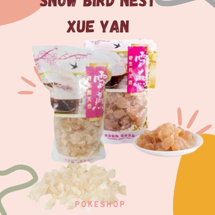 

⚡TOK SIAP 【COD】 Snow Bird Nest / Xue Yan (雪燕) MURAH!!! Kualitas Bagus ASLI Import - 50Gram produck terbaik