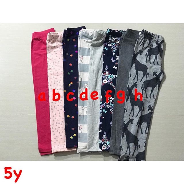 Legging BabyGap Gymboree Tea Oldnavy Cat and Jack Anak Branded Sisa Ekspor Celana Panjang Anak