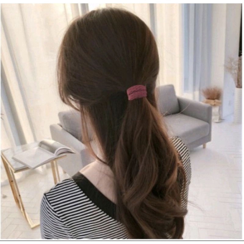 IR35 1pc Ikat Rambut Karet Gelombang Fashion Aksesoris Fashion Rambut