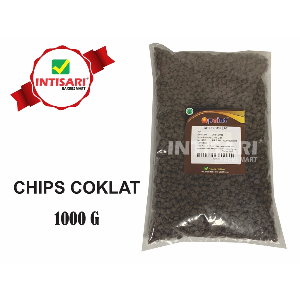 

CHOCO CHIPS COKLAT 1000 G