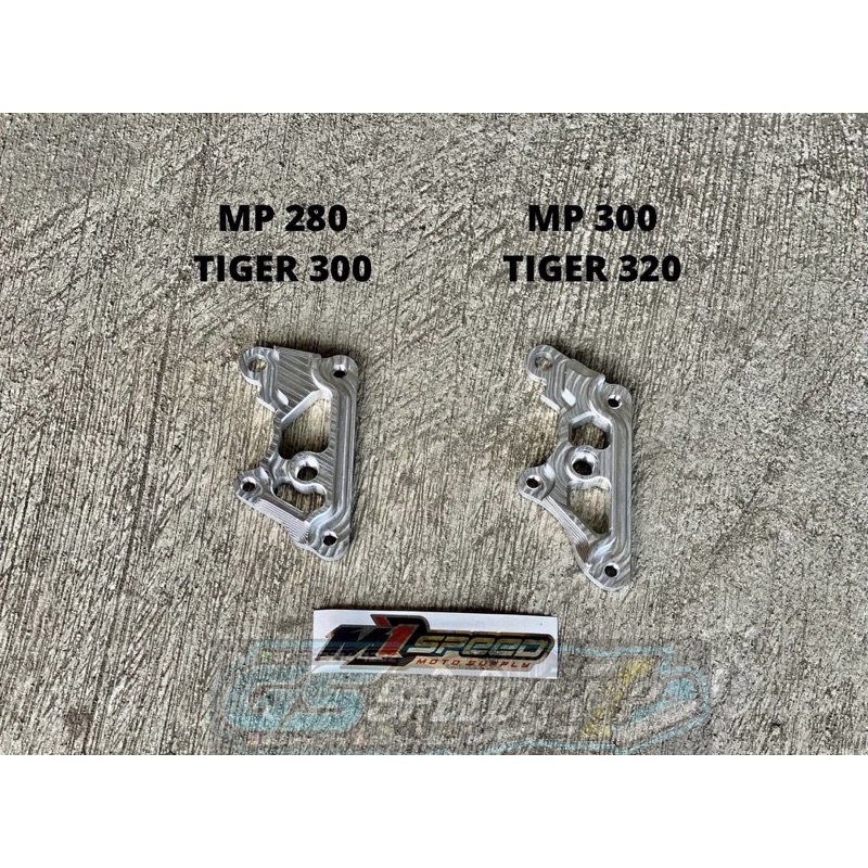 BREKET BRECKET PANGKON KALIPER RCB S SERIES PNP SHOCK DEPAN MEGAPRO TIGER
