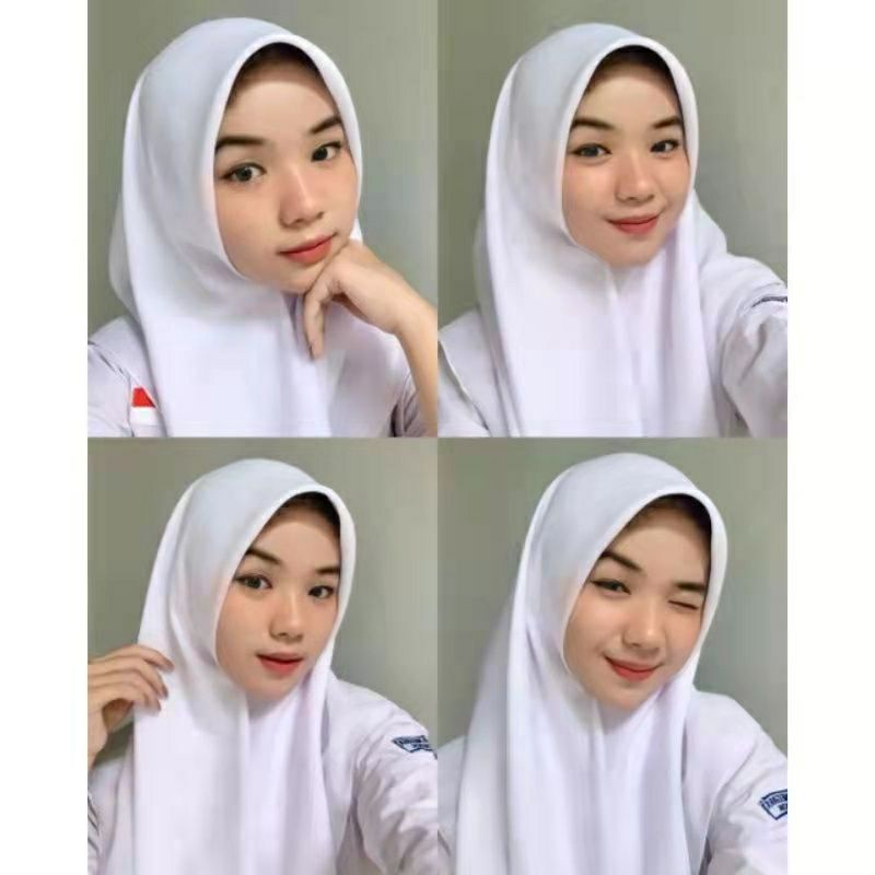 Hijab Paris Premium | Hijab Segi Empat Basic Jahit Tepi | Segi Empat Paris Premium