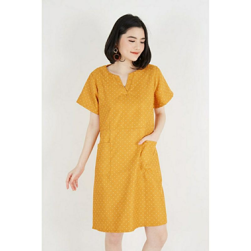Sorabel Yuka V Neck Mini Dress