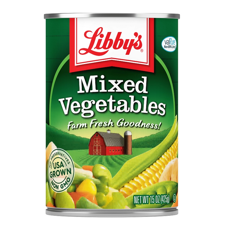 

mix vegie vegetables libby's 425