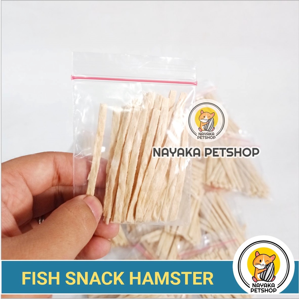 Fish Snack Hamster Cemilan Sugar Glider Ikan Makanan Extra Food Pakan