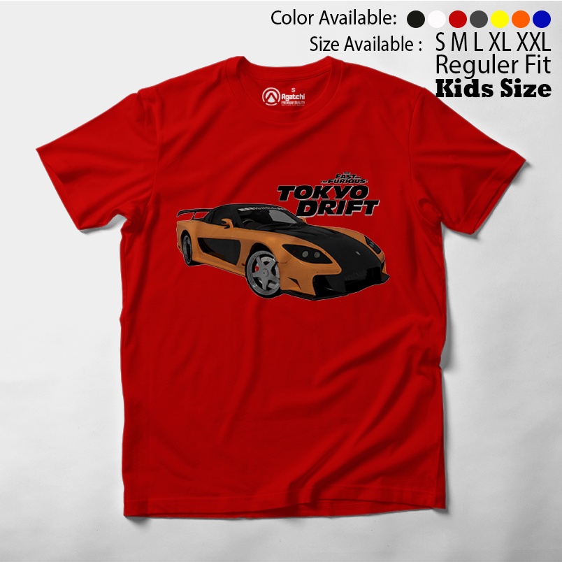 Baju Anak / Kaos Atasan Anak / Kids T Shirt Tokyo Drift