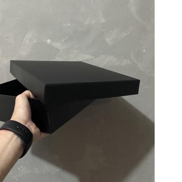 

► Hardbox Polos Hitam Tersedia 3 Size Small Medium Large ♔