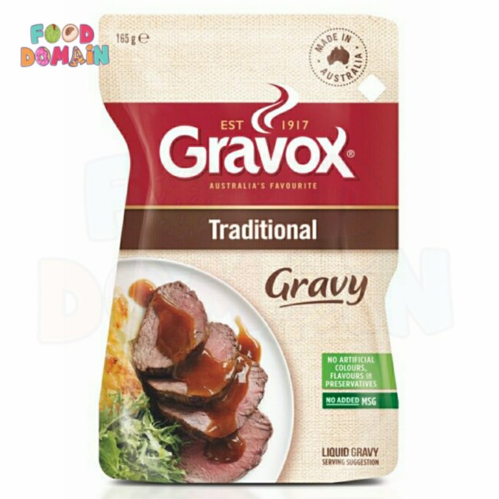 

Gravox Traditional Gravy Liquid Gravy 165gr