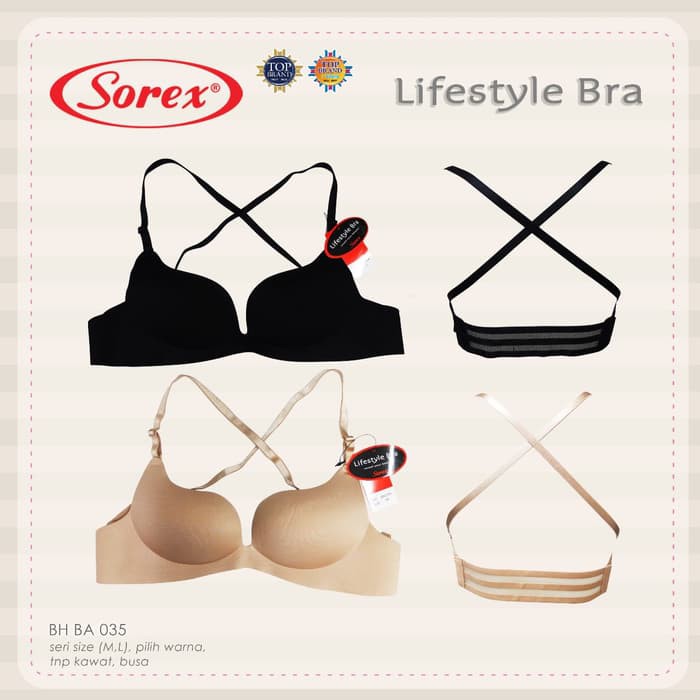 [Premium Edition] Bra BH Seamless Silang Sorex Ba 035 BA035