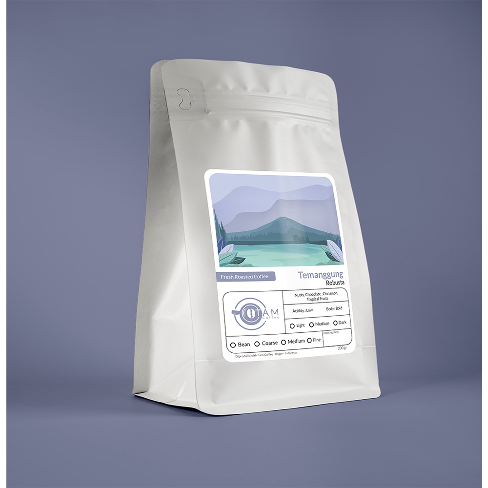 

Kopi Temanggung Itam Coffee 200 gram