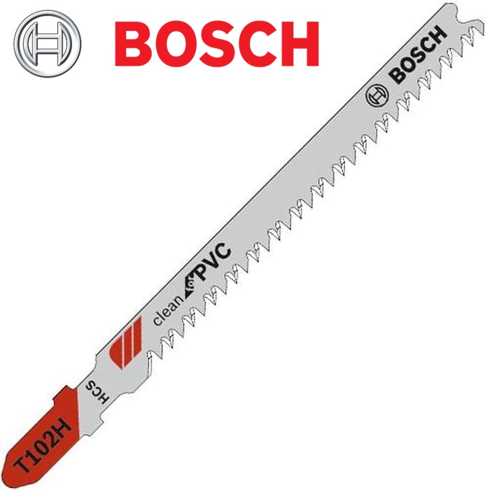 Bosch Mata Jigsaw/Mata Gergaji T102H Bosch  untuk Plastik/Fiber/PVC (Perbatang)