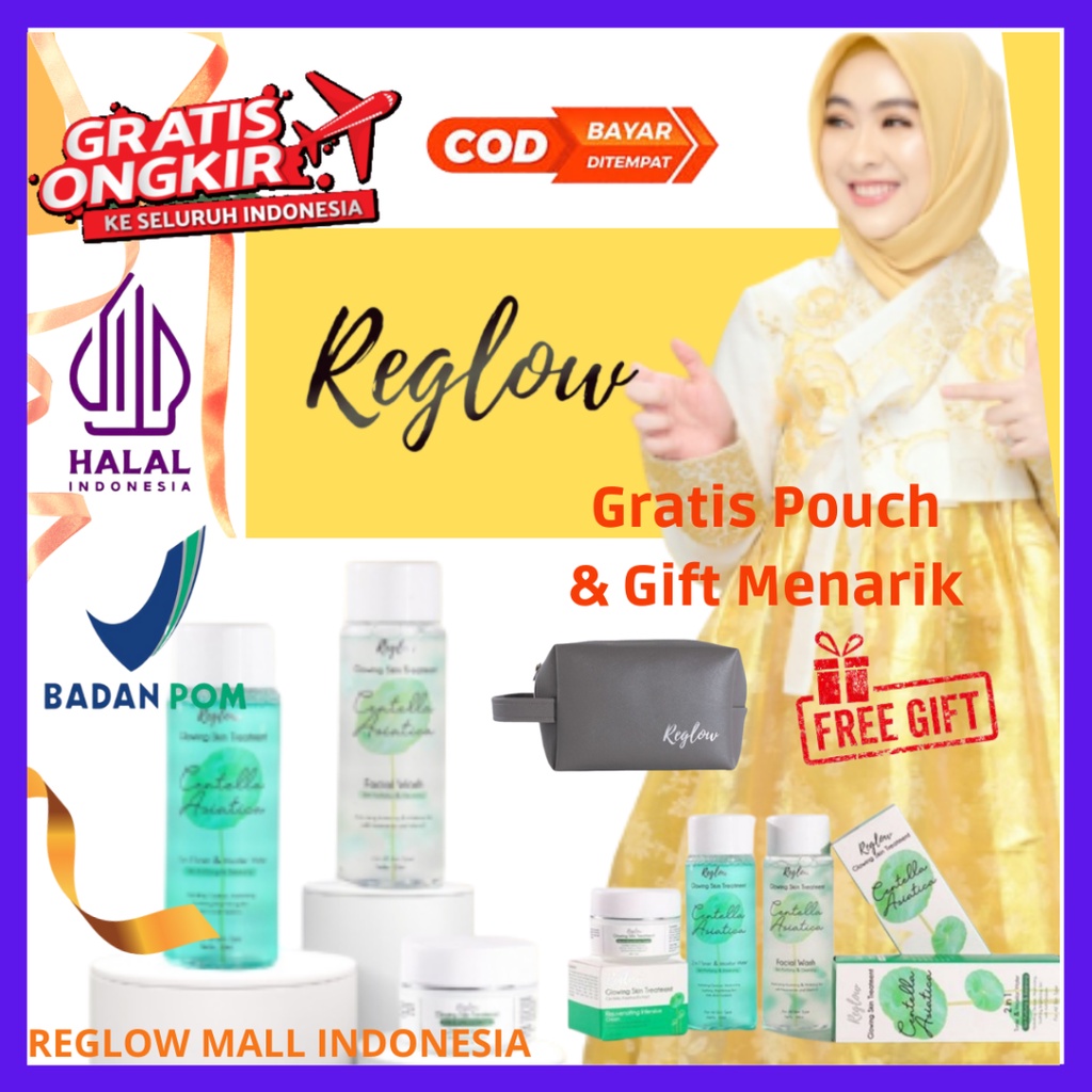 REGLOW SKINCARE ORIGINAL SHINDY PUTRI  RE GLOW BEAUTY SKINCARE 100% BPOM UNTUK FLEK HITAM DAN JERAWAT