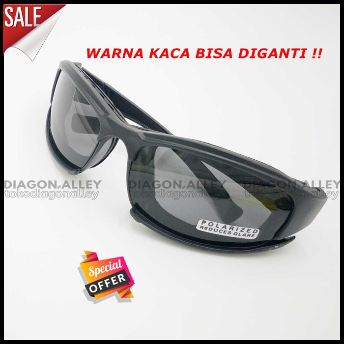 Kacamata Sepeda Polarized Tactical Sport Military Anti Uv Dustproof Windproof Dustproof 4 Lensa