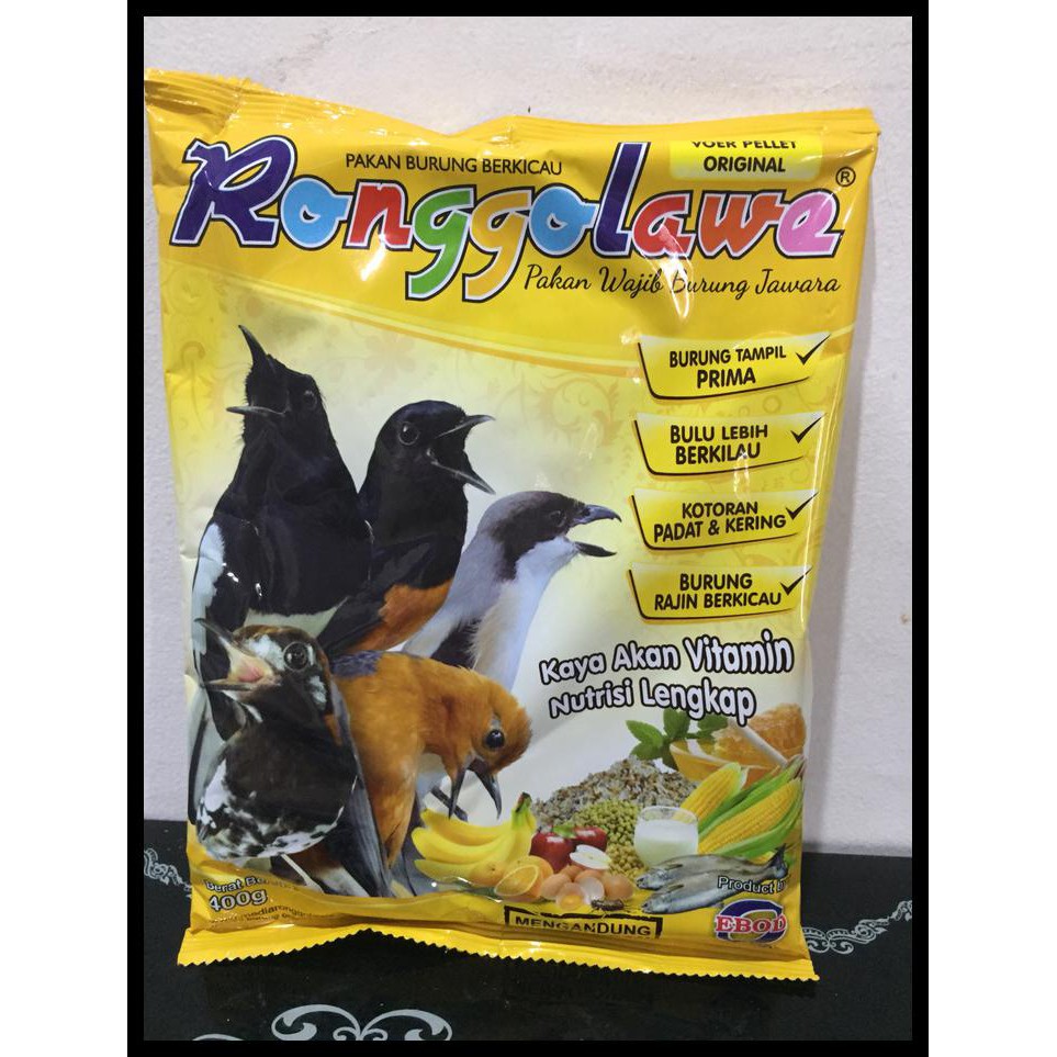 Indh Ronggolawe Kuning - Ronggolawe Coklat - Pakan Burung - Voer Burung Terbaru Kode 1112