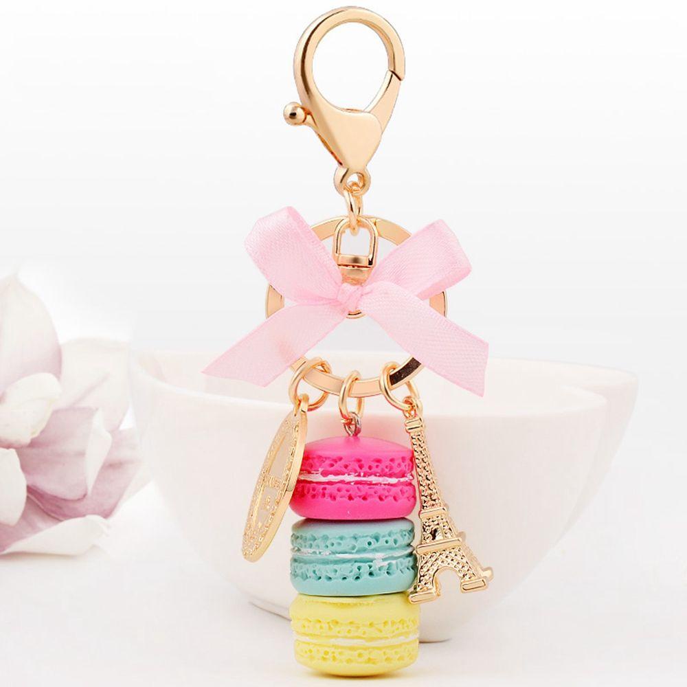 Solighter Gantungan Kunci Holder Fashion Charm Liontin Kue Fashion