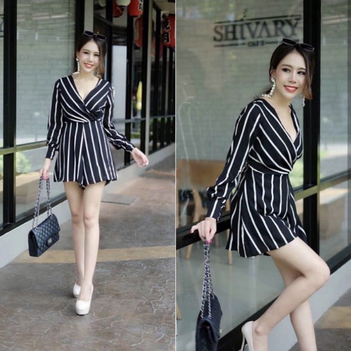 [GLFK] Jumpsuit Wanita Terbaru 2023 / Overall Jumpsuit / Jumpsuit Wanita / Jumpsuit Salur Elegant