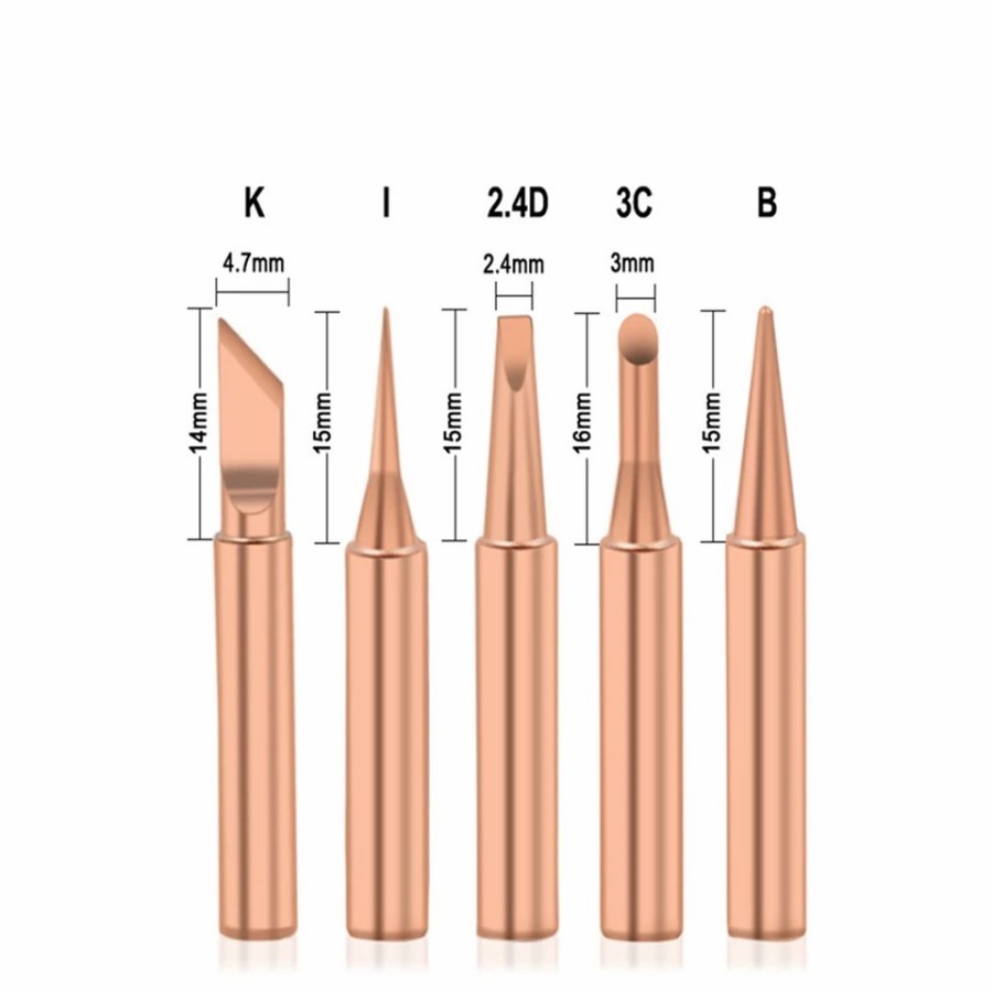 MATA KEPALA SOLDER 5 pcs iron head A/B