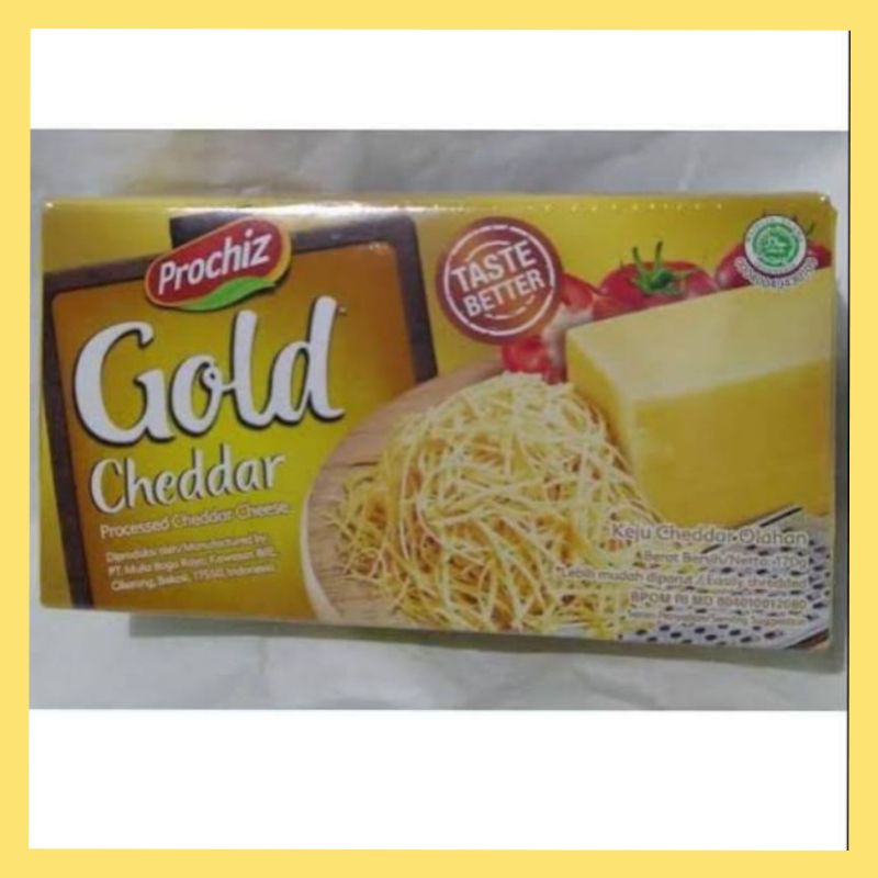 

Keju Prociz Gold Cheddar 170 gr