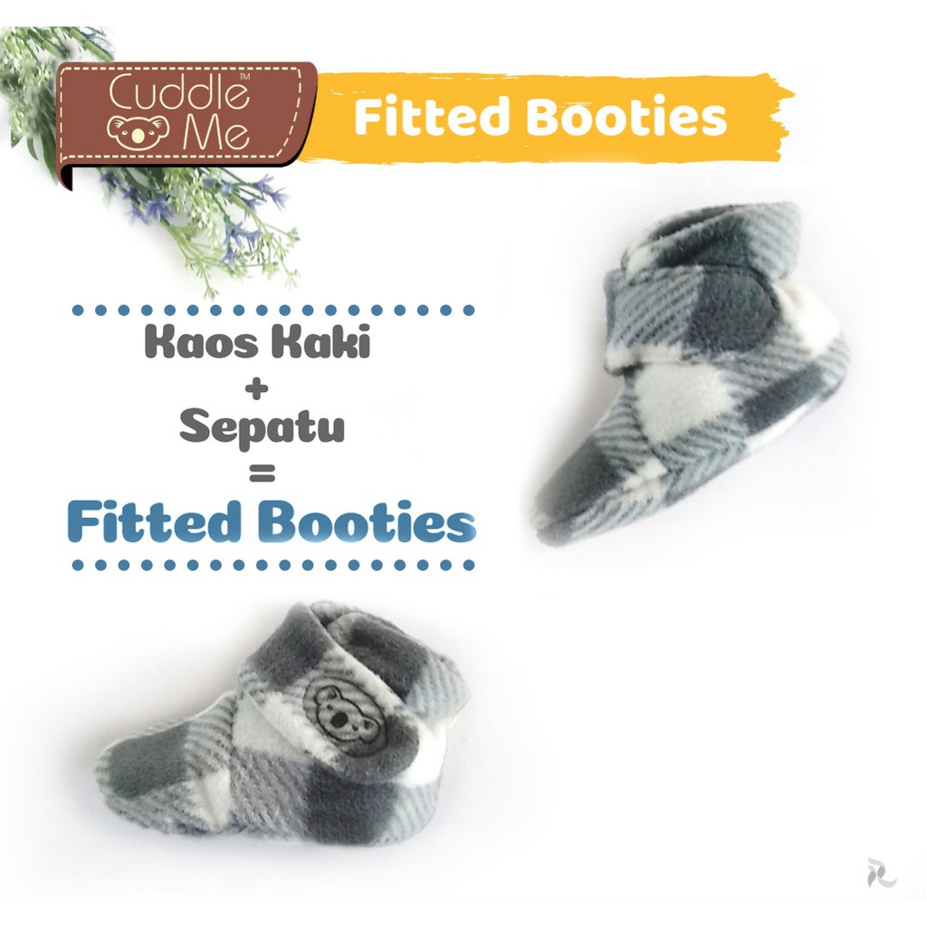 Cuddle Me - Fitted Baby Booties Sepatu Kaos Kaki Bayi