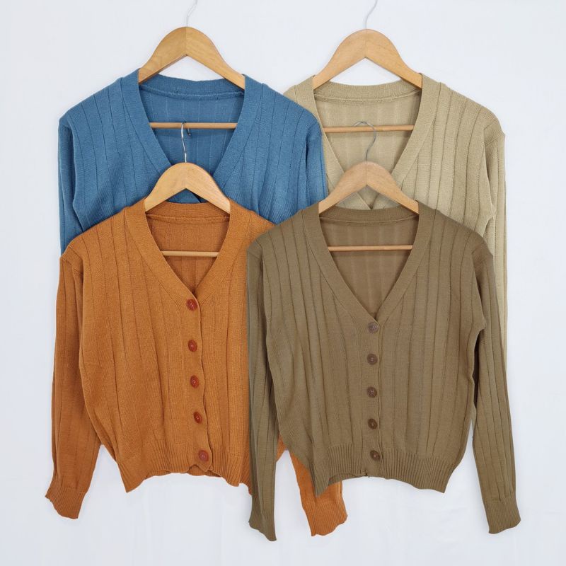 CARDIGAN RAJUT HALUS KANCING OUTHER CARDIGAN SOFT KNIT