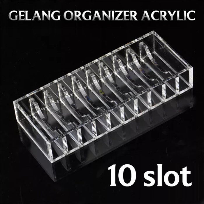 Rack Gelang Acrylic Organizer - Rak Akrilik Penyimpanan Gelang