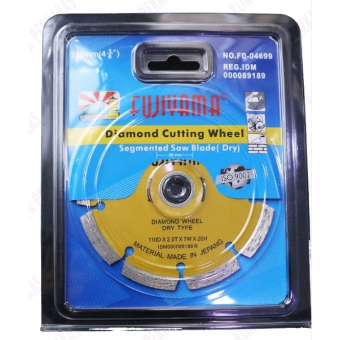 MATA PISAU POTONG KERAMIK FUJIYAMA / DIAMOND WHELL FUJIYAMA