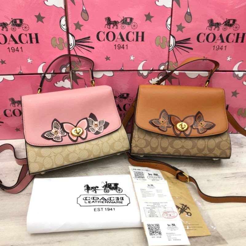 

COACH PARKER BUTTERFLY FREE BOX