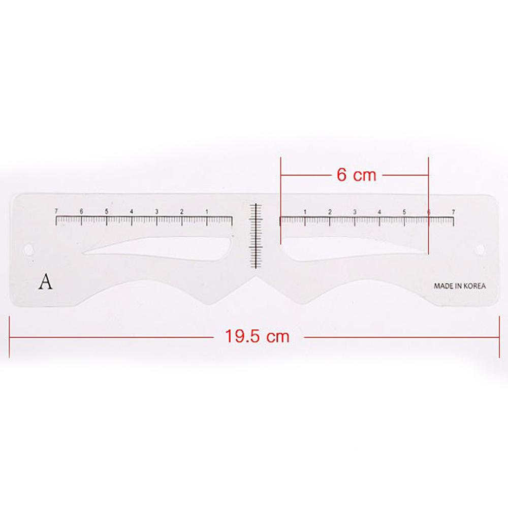 Solighter 12Pcs Template Alis Kecantikan Panas DIY Perawatan Mata