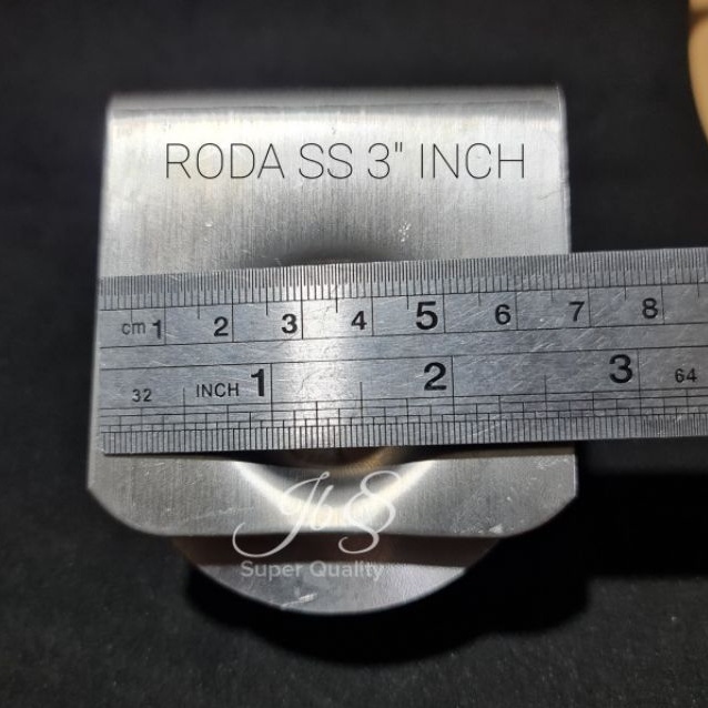 RODA SIKU 3&quot; INCH STAINLESS STEEL 201