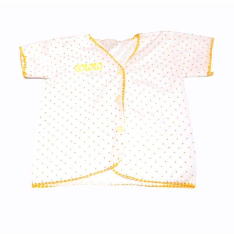 6 Pcs Baju Lengan Pendek Bayi Motif Polkadot