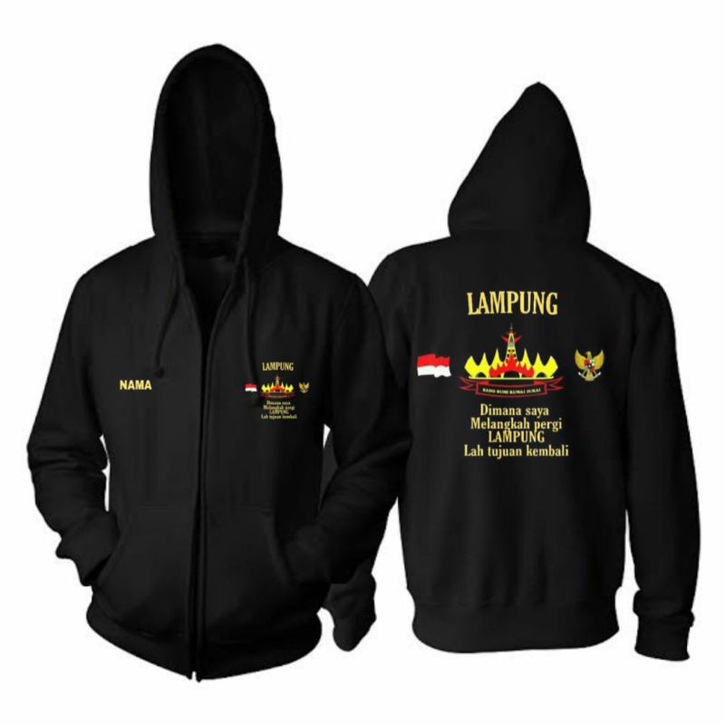 Jaket Lampung Jaket Hoodie Lampung Jaket Hoodie Siger Siger Lampung Komunitas Lampung Shopee Indonesia