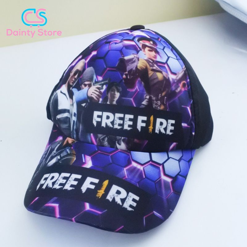 TOPI ANAK TERBARU KARAKTER FREE FIRE SPIDERMAN CAPTAIN AMERIKA BOBOIBOY