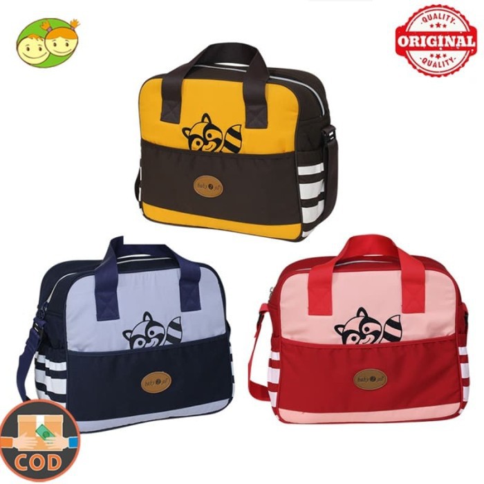 Bag 2 Go Tas Bayi Medium Raccoon Series (Tersedia varian warna)