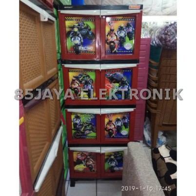 Lemari Plastik 4 Susun Napolly / BCBC X48 (Promo Harga)