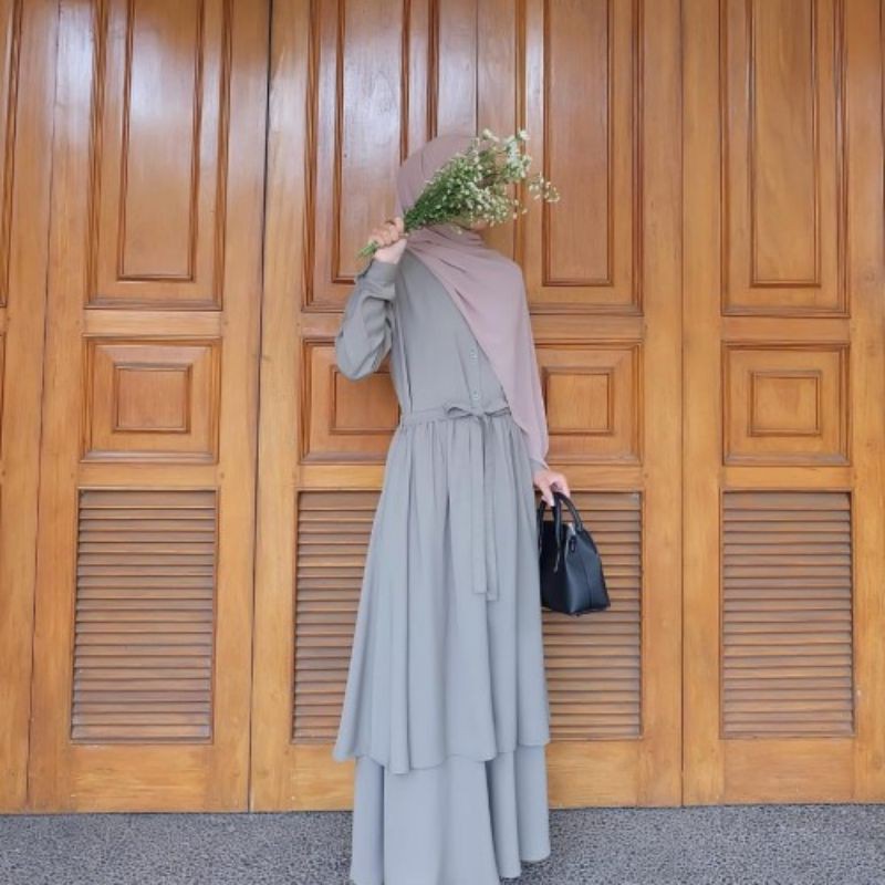 Baju gamis wanita setelan atasan dan rok