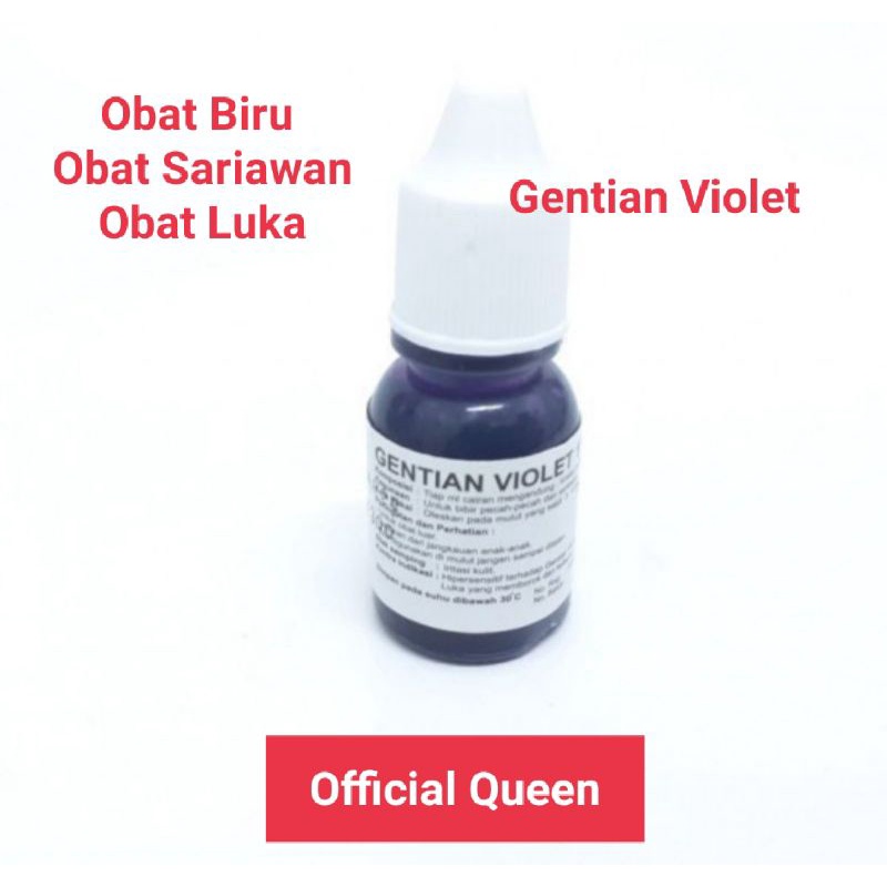 Gentian Violet Obat Biru Obat Sariawan Obat Luka 10ml