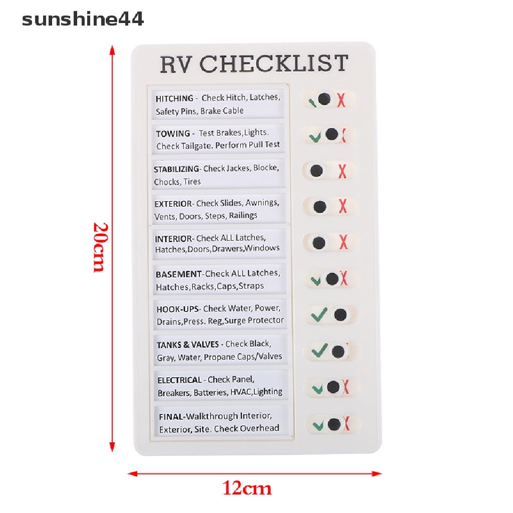 Sunshine Papan Potong / Memo / Agenda / Jadwal Harian Bahan Plastik Reusable