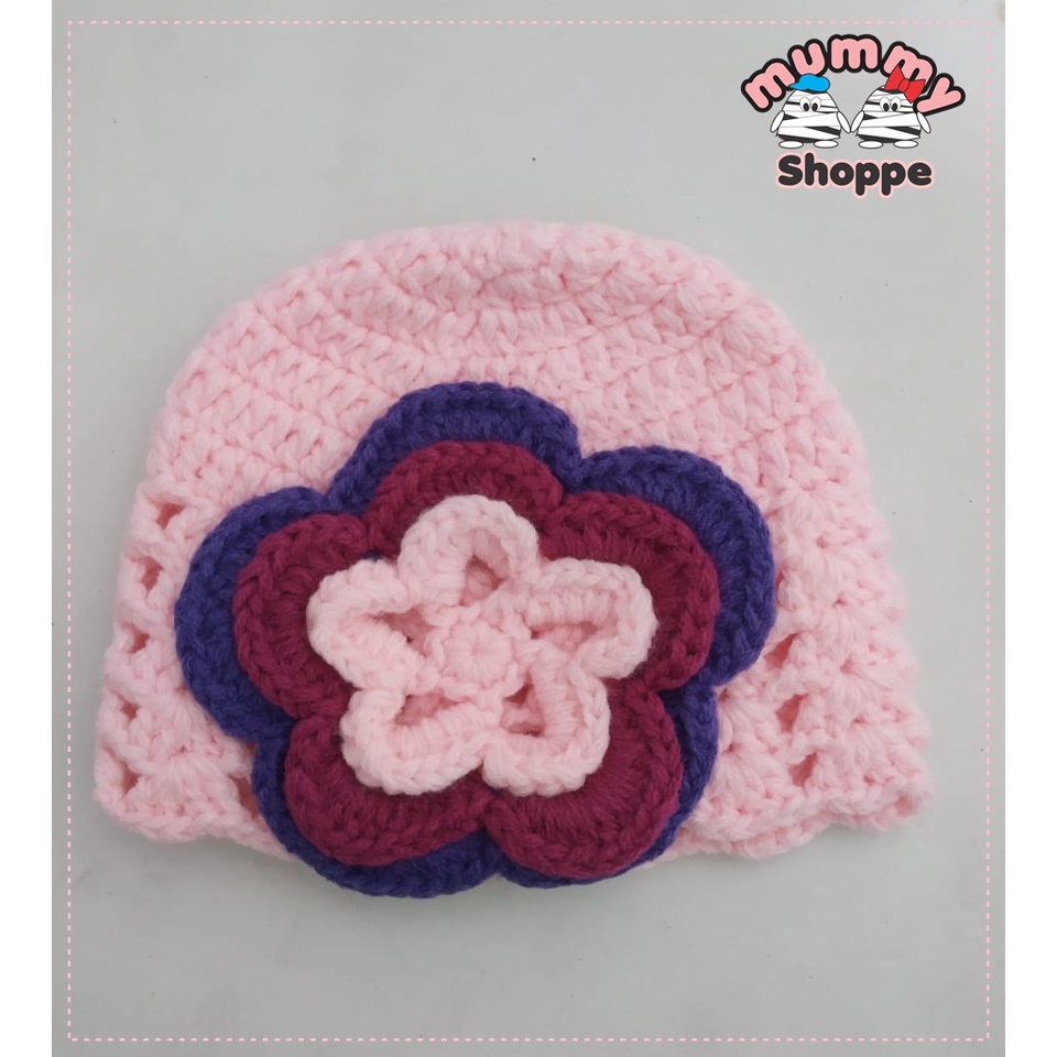 Kupluk Ma Petite Knitted Flower