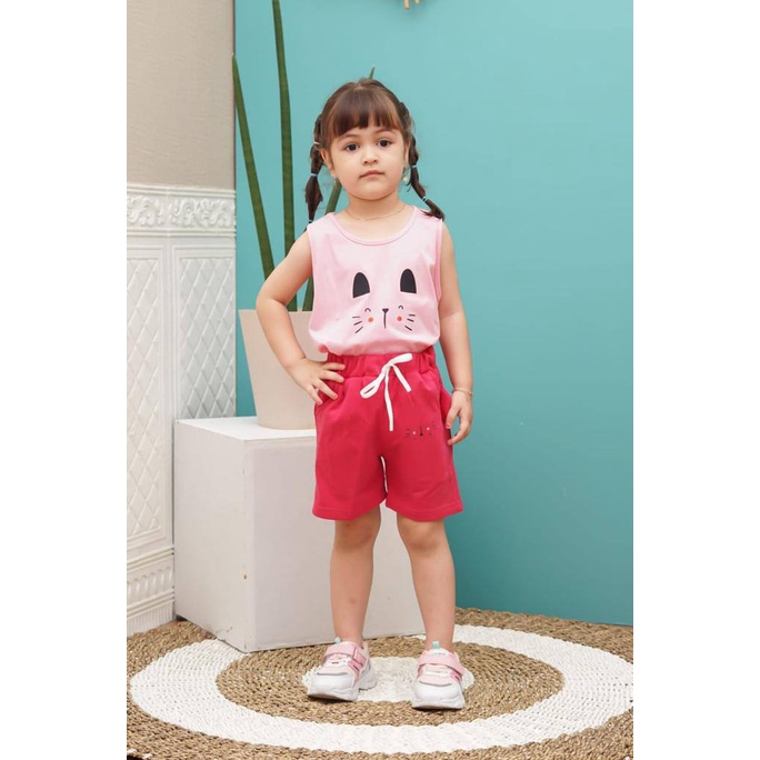 Setelan anak 3in1 Summer at zoo by cloudbee