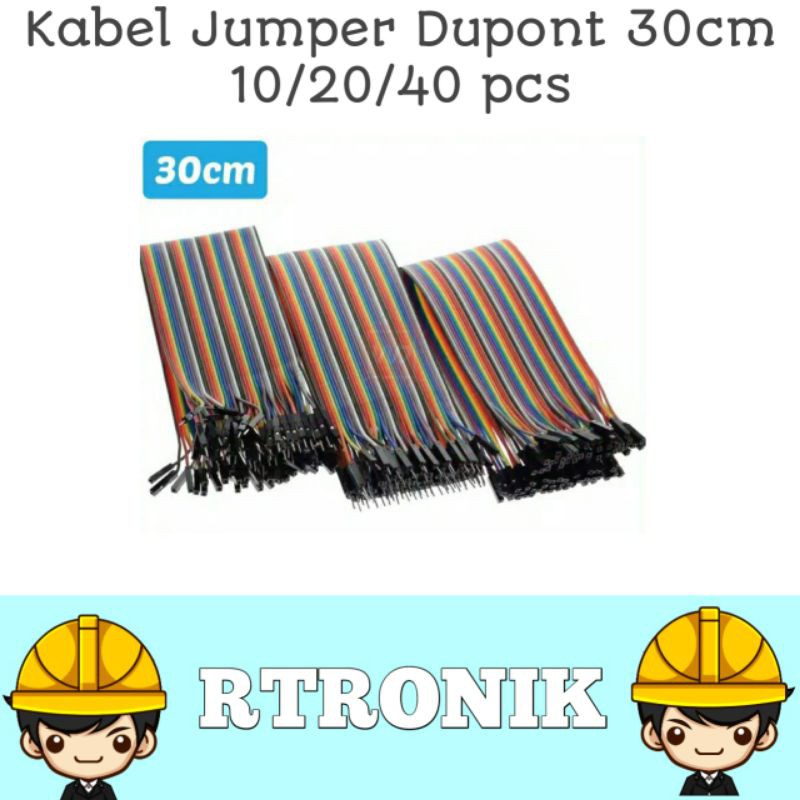 kabel jumper kabel dupont 30cm male-male / male-female / female-female