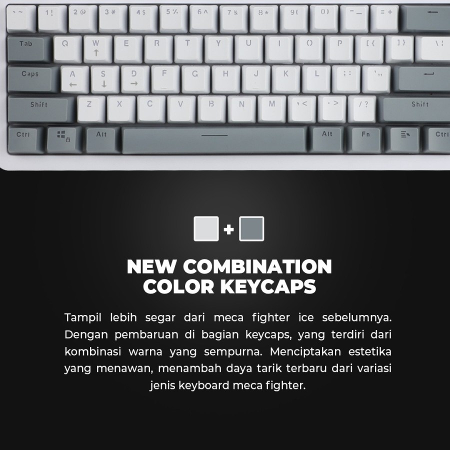 Keyboard Digital Alliance Meca Fighter ICE TKL SE - Keyboard Gaming DA Meca Fighter ICE TKL SE