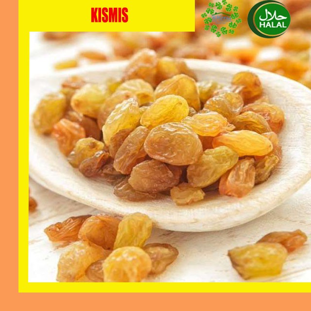 

Kismis manis - Kismis Golden Simin - Oleh Oleh Haji Dan Umrah - 500 Gram