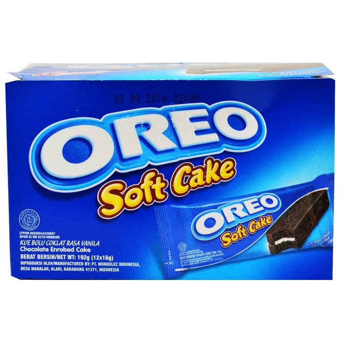 

T20Re Oreo Softcake - Bolu Lembut Rasa Oreo - 1 Boks Isi 12 Bolu Lezat Oreo Ht51Gr