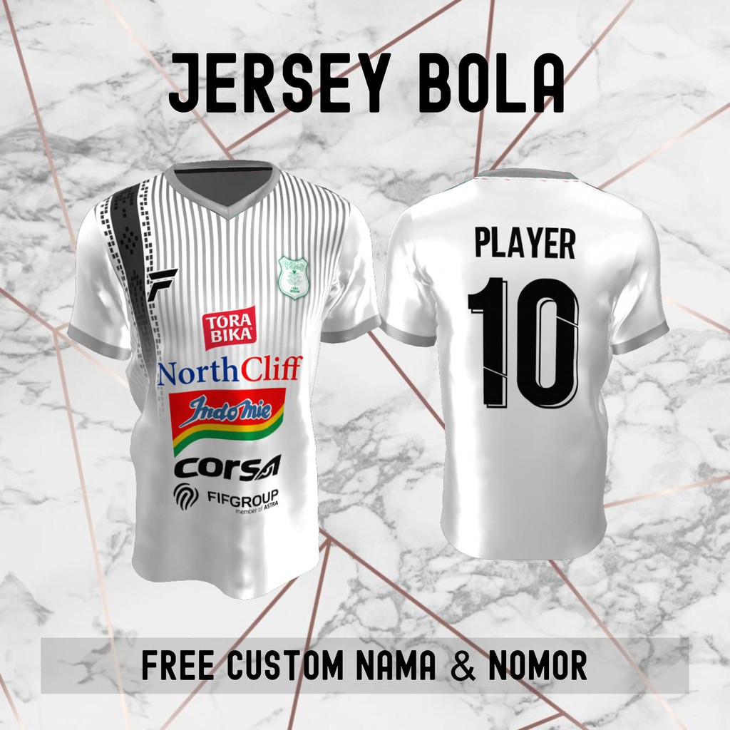 Jersey PSMS Medan Klub Bola Baju Kaos Custom Nama dan Nomor Punggung - 530