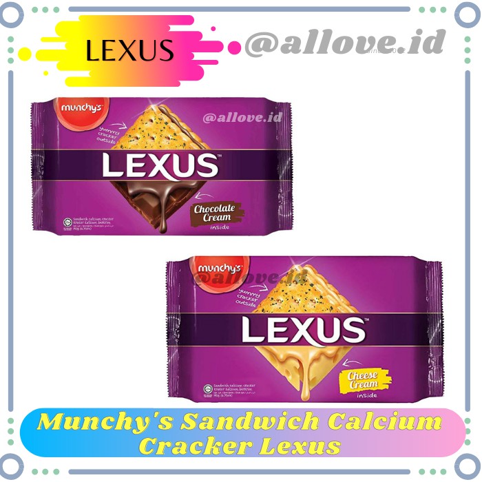 

Munchy's Sandwich Calcium Cracker Lexus 95 Gr