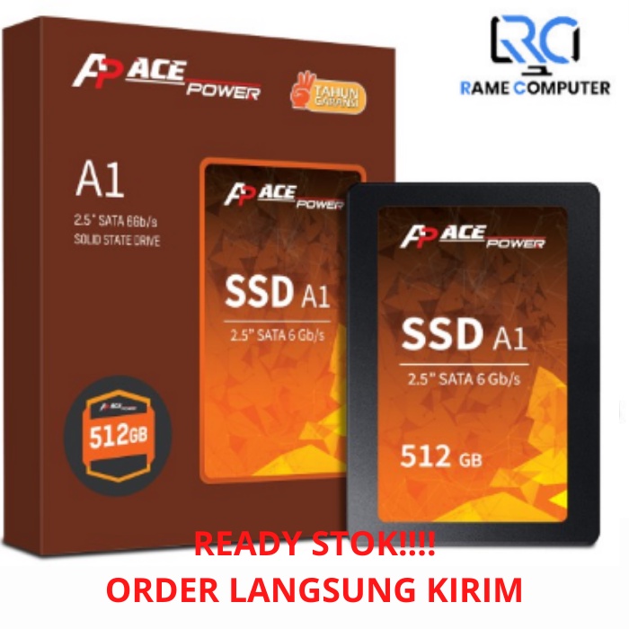 ACE POWER SSD A1 512GB ORIGINAL RESMI