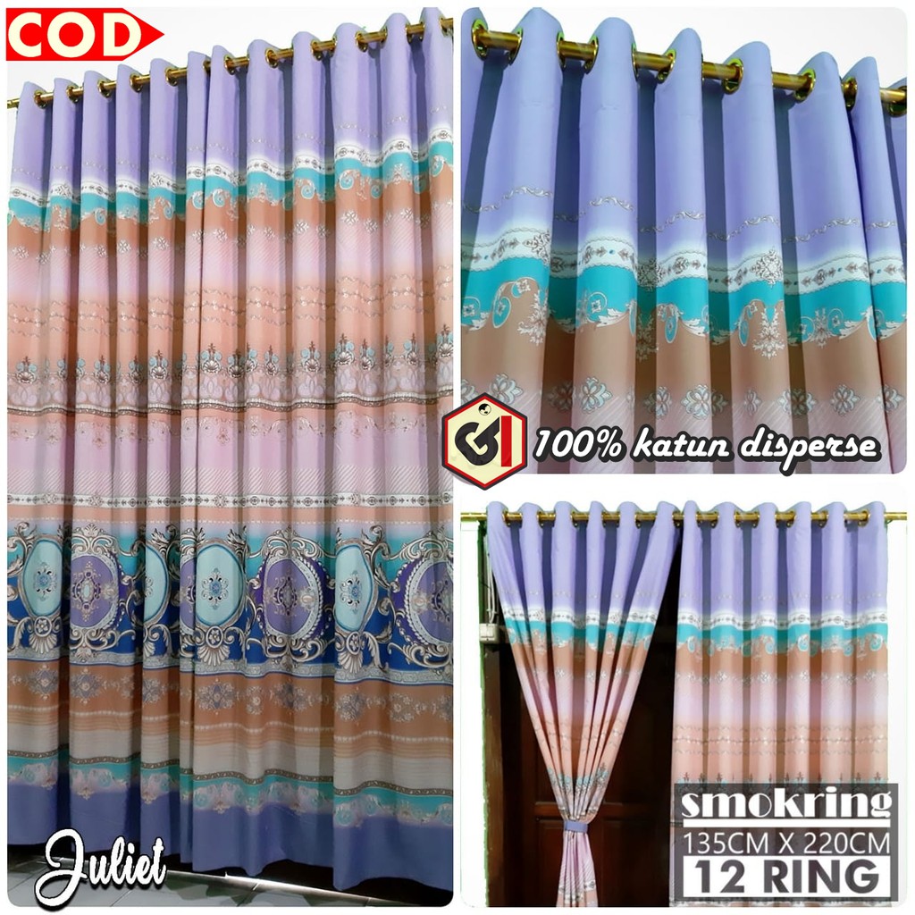 Gorden Pintu Jendela Ukuran Panjang Model Smokering 12 Gorden Pintu Jendela Ukuran Panjang Model Smokering 12